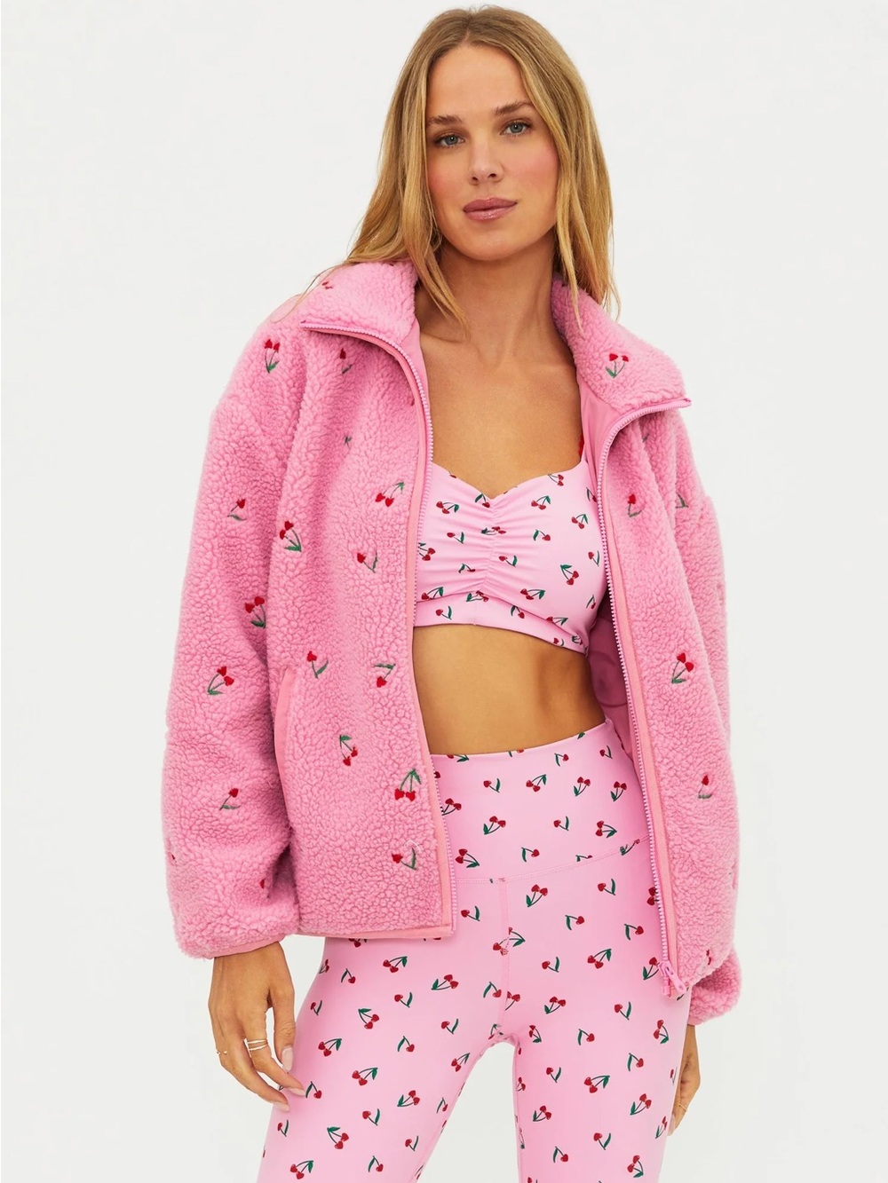 Beach Riot Bennie Jacket Mon Cheri Sherpa